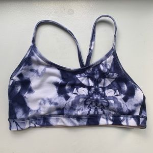 Lululemon flow y bra tie dye